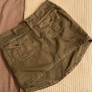 Army green mini skirt by MARRAKECH, size L